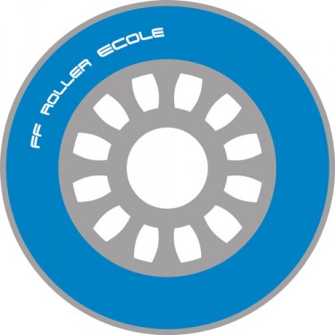 roue bleue